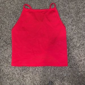 Garage Tie Up Back Red Size Small Shirt